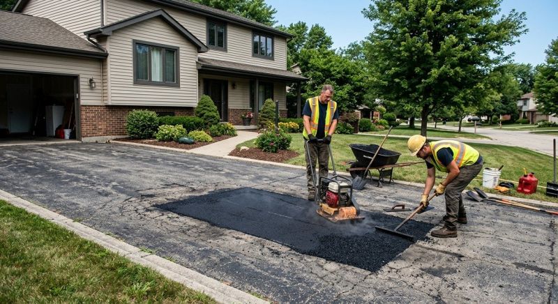 Blacktop Driveway Repair in Savannah, GA