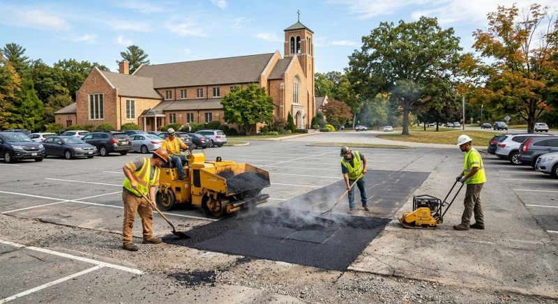 Church Parking Lot Repair in Hilton Head Island, SC
